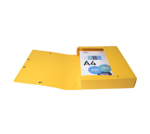 Boite de classement Exabox Dos 60mm Carte lustrée - A4