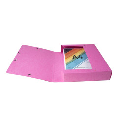 Boite de classement Exabox Dos 60mm Carte lustrée - A4