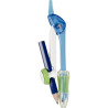 Blister compas métal TWIST'N SAFE bleu