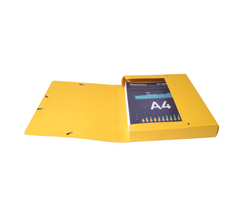 Boite de classement Exabox Dos 40mm Carte lustrée Scotten - A4