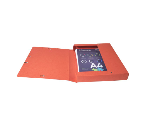 Boite de classement Exabox Dos 40mm Carte lustrée Scotten - A4