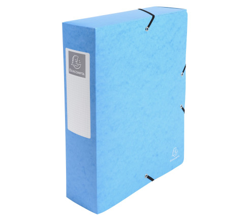 Boite de classement Exabox Dos 80mm Carte lustrée - A4