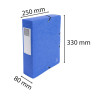 Boite de classement Exabox Dos 80mm Carte lustrée - A4