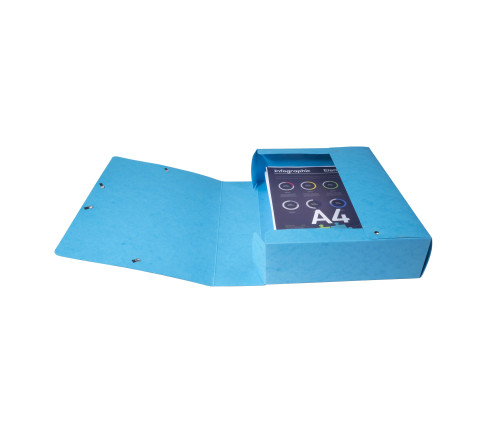 Boite de classement Exabox Dos 80mm Carte lustrée - A4