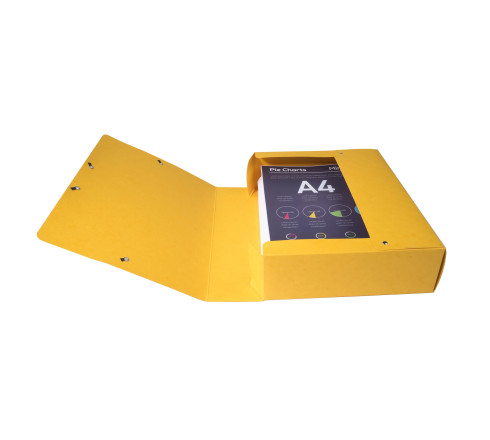Boite de classement Exabox Dos 80mm Carte lustrée - A4