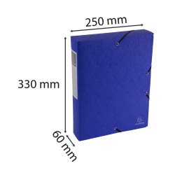 Boite de classement Exabox Dos 60mm Carte lustrée Scotten - A4