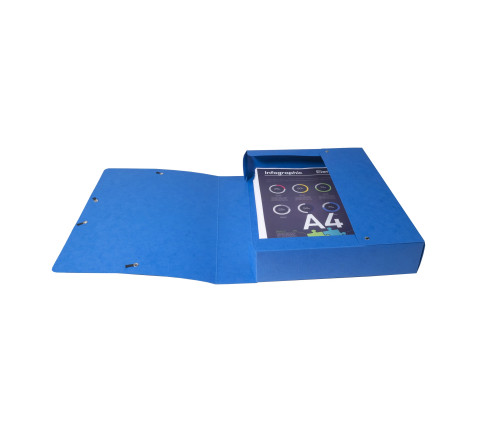 Boite de classement Exabox Dos 60mm Carte lustrée Scotten - A4