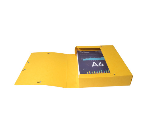 Boite de classement Exabox Dos 60mm Carte lustrée Scotten - A4