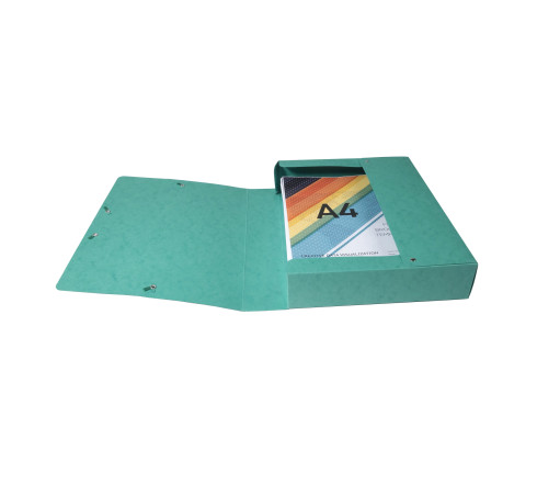Boite de classement Exabox Dos 60mm Carte lustrée Scotten - A4