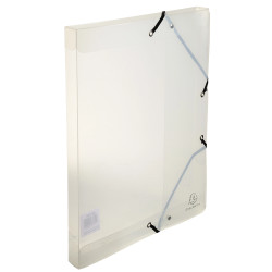 Boite de classement Exabox Dos 25mm Polypropylène Crystal - A4