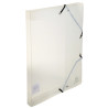 Boite de classement Exabox Dos 25mm Polypropylène Crystal - A4