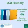 Boîte de classement polypropylène recyclé BeeBlue dos 40mm - A4