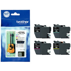 Brother GUITARE lot 4 cartouches encre NCMJ haute capacité authentique