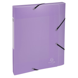 Boite de classement Exabox Dos 25mm Polypropylène 7/10e Chromaline pastel - A4
