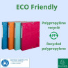 Boite de classement polypropylène recyclé Maïa dos 40mm - A4
