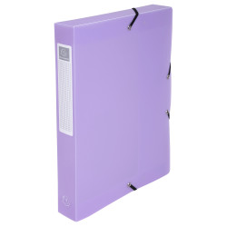 Boite de classement Exabox Dos 40mm Polypropylène 7/10e Chromaline pastel - A4
