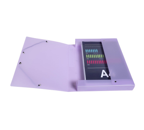 Boite de classement Exabox Dos 40mm Polypropylène 7/10e Chromaline pastel - A4