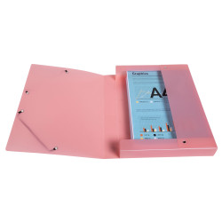 Boite de classement Exabox Dos 40mm Polypropylène 7/10e Chromaline pastel - A4