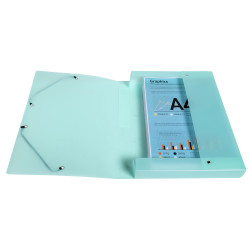 Boite de classement Exabox Dos 40mm Polypropylène 7/10e Chromaline pastel - A4