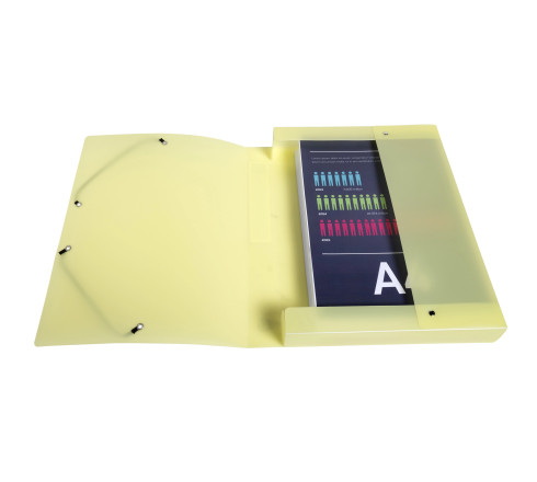 Boite de classement Exabox Dos 40mm Polypropylène 7/10e Chromaline pastel - A4