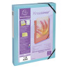 Boite de classement polypropylène Kreacover Pastel dos 40mm - A4