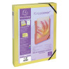 Boite de classement polypropylène Kreacover Pastel dos 40mm - A4