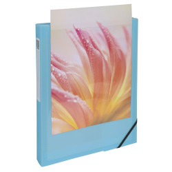 Boite de classement polypropylène Kreacover Pastel dos 40mm - A4