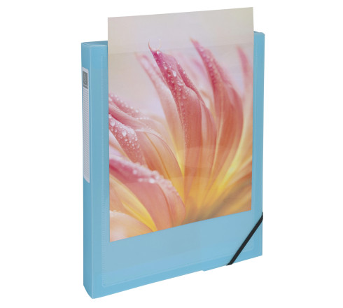 Boite de classement polypropylène Kreacover Pastel dos 40mm - A4