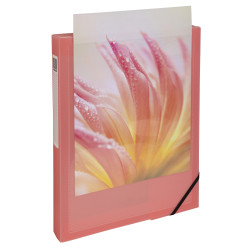 Boite de classement polypropylène Kreacover Pastel dos 40mm - A4