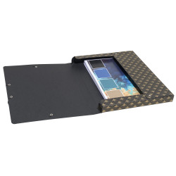 Boîte de classement dos 25mm carte lustrée 600g/m2 Néo Déco