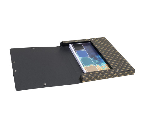Boîte de classement dos 25mm carte lustrée 600g/m2 Néo Déco