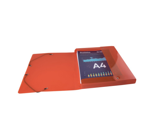 Boite de classement Exabox en polypropylène - dos 25mm - Crystal Colours - A4
