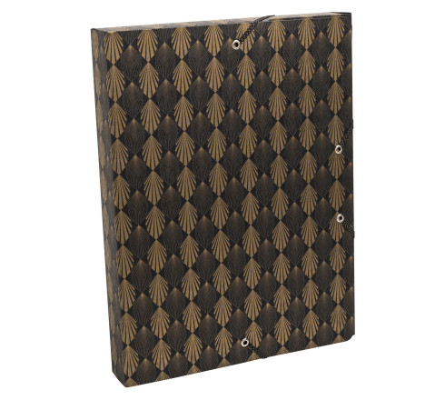 Boîte de classement dos 40mm carte lustrée 600g/m2 Néo Déco