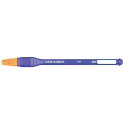 Brosse KAMIKAZE N° 14 poils synthétiques très résistants manche plasti