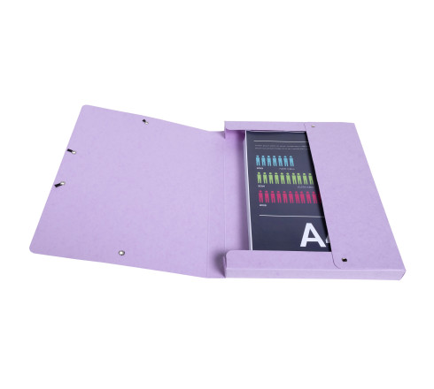 Boite de classement Exabox Dos 25mm carte lustrée Aquarel - A4