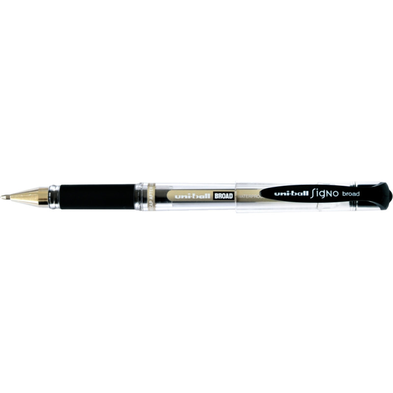 Stylo gel Signo Broad noir