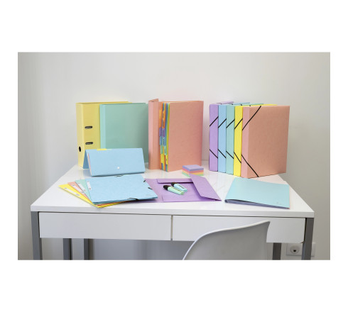 Boite de classement Exabox Dos 40mm carte lustrée Aquarel - A4