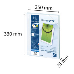 Boite de classement Dos 25mm polypropylène opaque 7/10e Krea Cover - A4