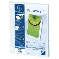 Boite de classement Dos 25mm polypropylène opaque 7/10e Krea Cover - A4