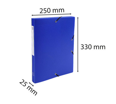 Boite de Classement Exabox Dos 25mm polypropylène 7/10e OPAK - A4