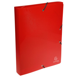 Boite de classement Exabox Dos 40mm Polypropylène Crystal Colours - A4