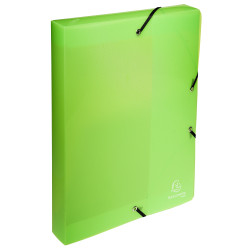 Boite de classement Exabox Dos 40mm Polypropylène Crystal Colours - A4