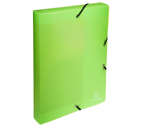 Boite de classement Exabox Dos 40mm Polypropylène Crystal Colours - A4