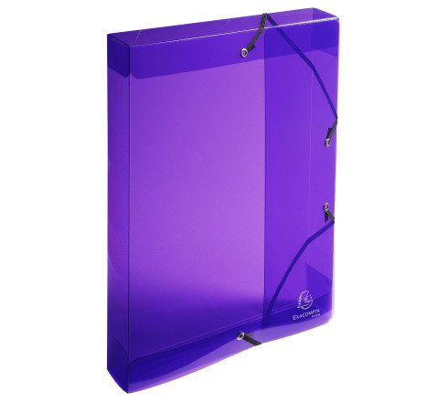 Boite de classement Exabox Dos 40mm Polypropylène Crystal Colours - A4