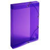 Boite de classement Exabox Dos 40mm Polypropylène Crystal Colours - A4