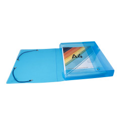 Boite de classement Exabox Dos 40mm Polypropylène Crystal Colours - A4
