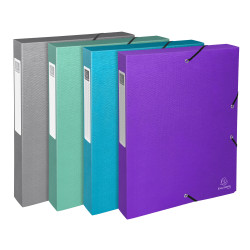 Boite de classement Exabox Dos 40mm carte enduite Teksto - A4