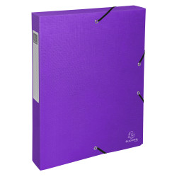 Boite de classement Exabox Dos 40mm carte enduite Teksto - A4