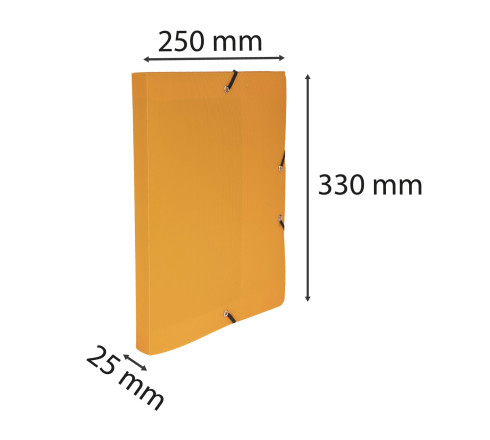 Boite de classement Dos 25mm polypropylène 8/10e Lincolor - A4