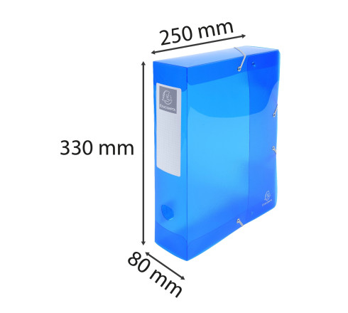 Boite de classement en polyproppylène dos 80mm Iderama PP - A4